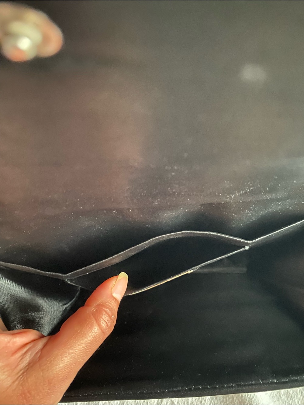 Embroidered Peacock Black Evening Clutch with Gold Accents Clutch Flawless Rare - Picture 11 of 15